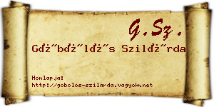 Göbölös Szilárda névjegykártya