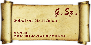 Göbölös Szilárda névjegykártya